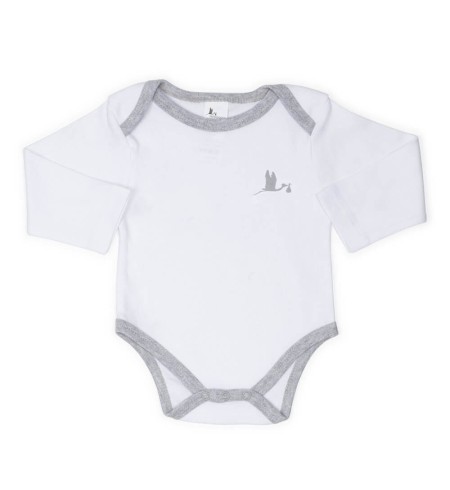 Canastilla Bebé Mi Albornoz Bordado Rosa