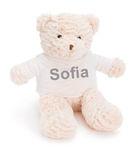 Canastilla Caja Vintage Clásica Con Oso Azul