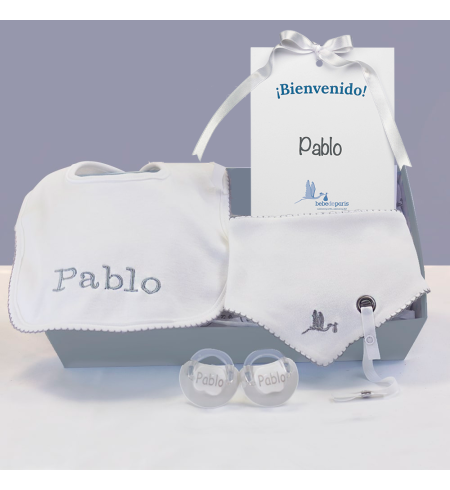 Kit de Regalo Baberos y Chupetes Personalizados