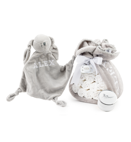 Diaper Cake with Doudou | Unique and Practical Newborn Gift