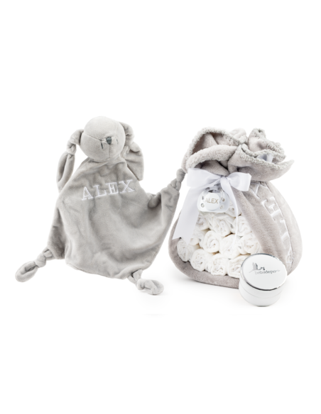 Diaper Cake with Doudou | Unique and Practical Newborn Gift