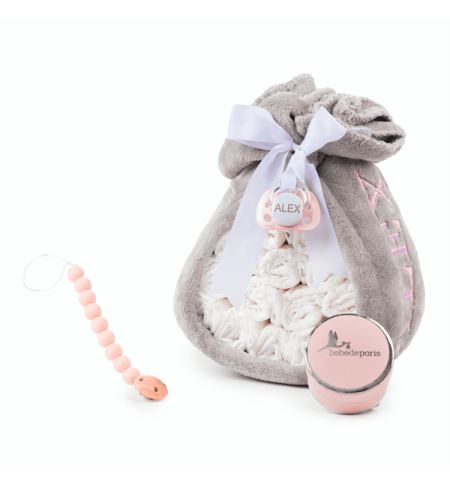 Diaper Cake with Pacifier Holder | Original and Useful Baby Gift