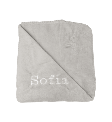 Silicone Tableware + Personalized Winter Fleece Blanket| Practical and Stylish Newborn Gift
