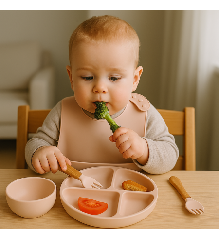 Eco-Friendly Silicone Baby Tableware Set | Safe and Sustainable Mealtime