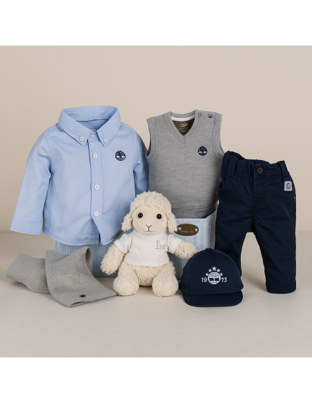 Timberland Elegant Baby Outfit | Designer Newborn Clothing Set