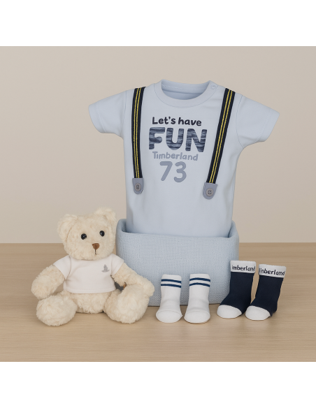Timberland Baby Gift Basket – Dandy Set | Premium Newborn Gift