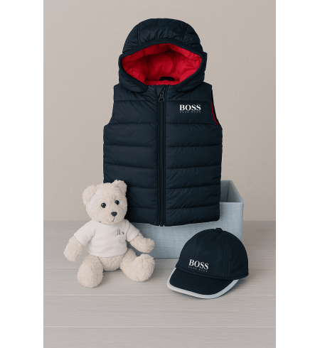 Hugo Boss Baby Gift Set with Vest | Elegant Newborn Outfit – Bebedeparis.com