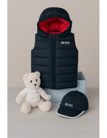 Hugo Boss Baby Gift Set with Vest | Elegant Newborn Outfit – Bebedeparis.com