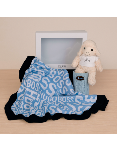 Hugo Boss Baby Blanket Set | Soft & Stylish Baby Gift – Bebedeparis.com
