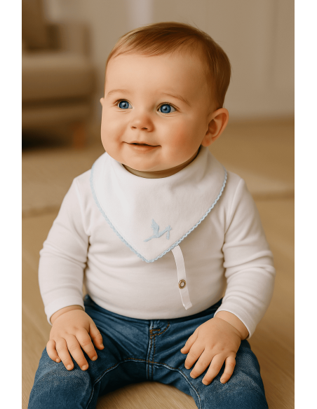 Baby Bandana Bib | Stylish & Absorbent Accessory for Newborns