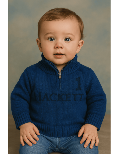 Hackett Baby Zip-Up Sweater | Premium British Style for Kids