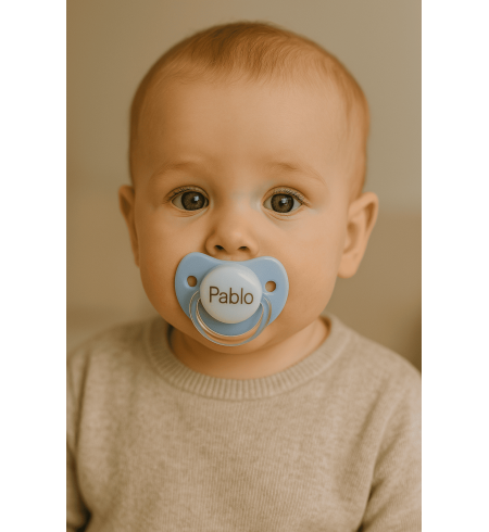 Bandana Bib with Personalized Pacifier