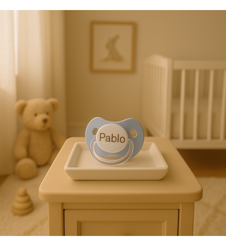 Diaper Cake with Blanket & Personalized Pacifier | Unique Baby Gift – Bebedeparis.com