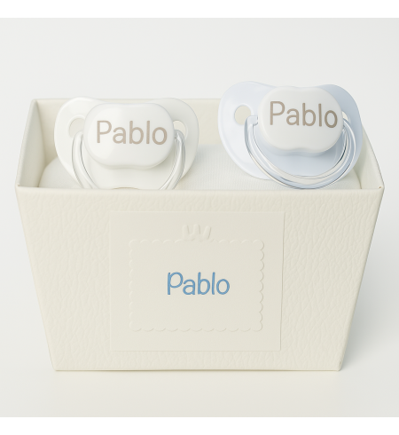 Personalized Bibs & Pacifiers Gift Set | Unique Newborn Present