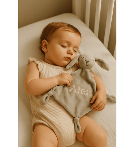 Baby Handprint Photo Frame & Personalized Comforter | Memorable Newborn Gift