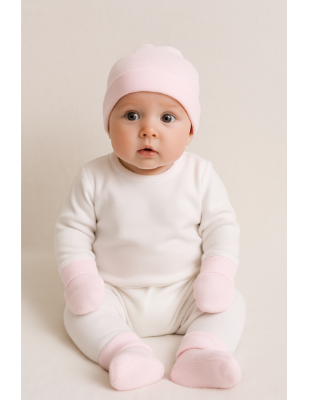 Baby Hat, Mittens & Booties Set | Soft & Cozy Newborn Gift – Bebedeparis.com