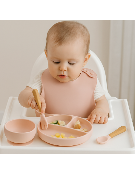 Eco-Friendly Silicone Baby Tableware Set | Safe and Sustainable Mealtime