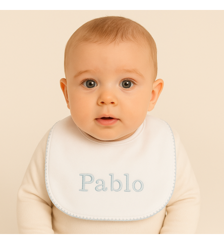 Personalized Baby Bibs Gift Set | Embroidered Name for Newborn