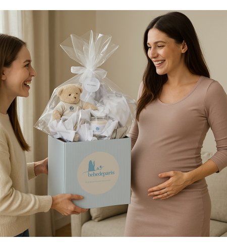 Baby Hamper with Tableware, Blanket, Muslin & Essentials | Premium Newborn Gift