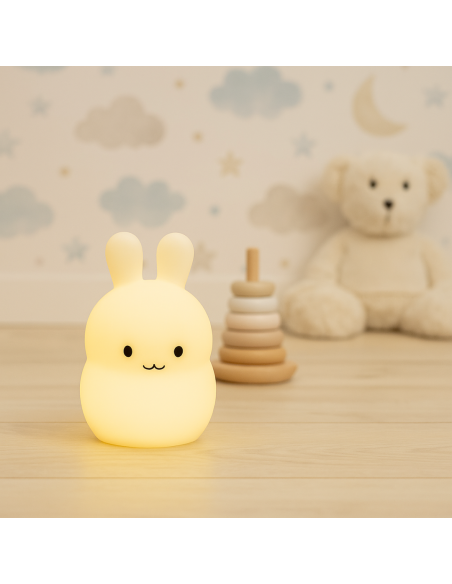 Night Light, Teddy Bear, Pajamas, Lovey and Personalized Blanket | Baby Gift Set