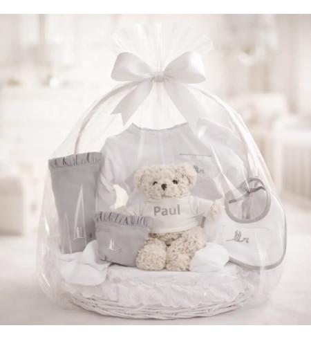 Essential Classic Baby Basket| Newborn Gift Basket - Bebedeparis.com