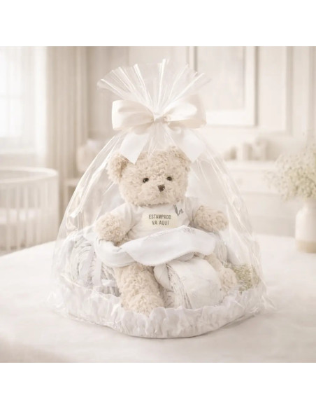 Motorcycle Diaper Cake with Biker Bear | Fun & Unique Baby Gift – Bebedeparis.com