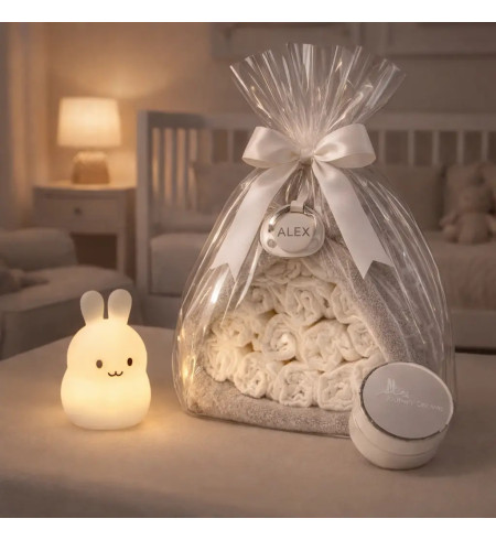 Diaper Cake with Night Light | Practical and Unique Newborn Gift