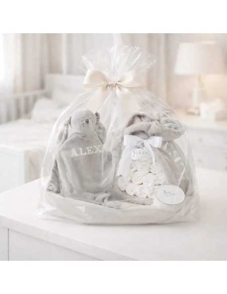 Diaper Cake with Doudou | Unique and Practical Newborn Gift