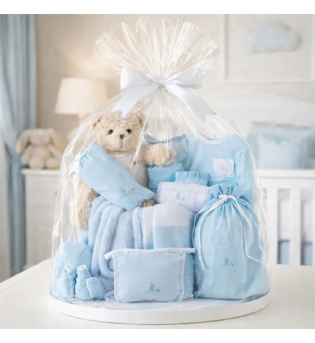 Classic Full Baby Hamper | Elegant & All-in-One Newborn Gift – Bebedeparis.com