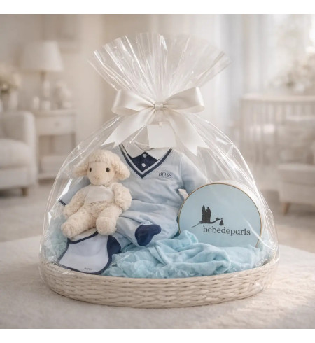 Hugo Boss Serenity Navy Baby Hamper | Luxury & Branded Gift – Bebedeparis.com