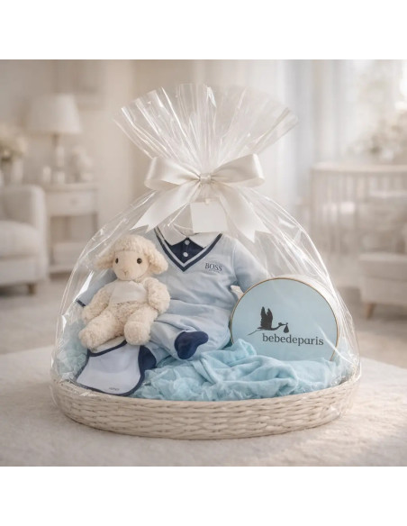 Hugo Boss Serenity Navy Baby Hamper | Luxury & Branded Gift – Bebedeparis.com
