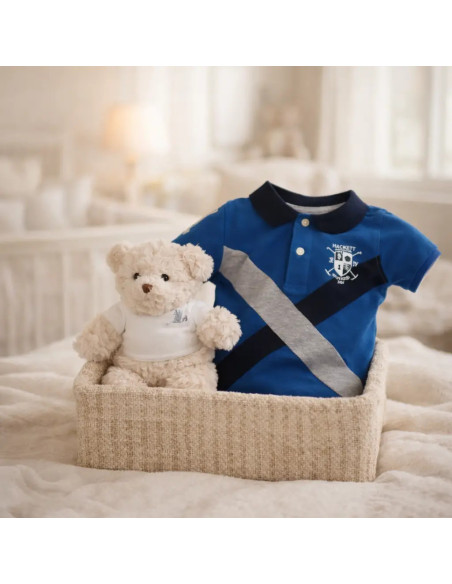 Hackett Polo Flag Baby Hamper | Stylish & Branded Newborn Gift – Bebedeparis.com