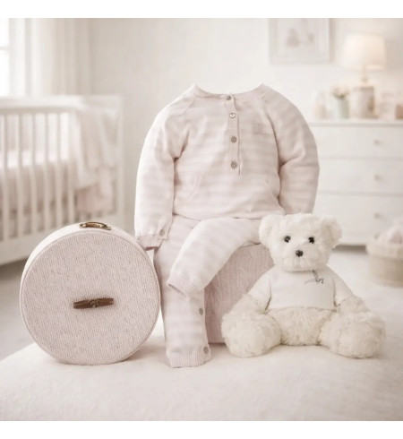 Happy Stripes Baby Hamper | Joyful, Practical & Personalized Gift – Bebedeparis.com