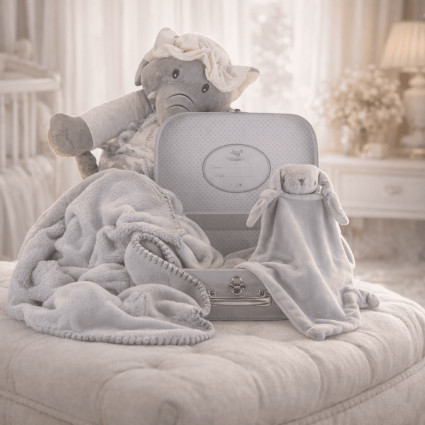 Personalized Baby Suitcase Set | Blanket & Comforter with Baby’s Name 2