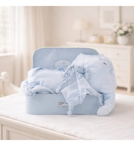 Personalized Blanket, Pajamas & Bodysuit Baby Hamper | Perfect Newborn Gift