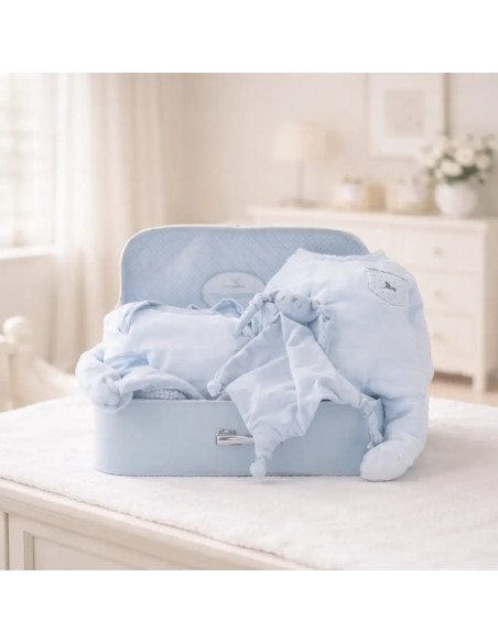 Personalized Blanket, Pajamas & Bodysuit Baby Hamper | Perfect Newborn Gift