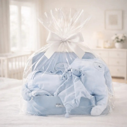 Personalized Blanket, Pajamas & Bodysuit Baby Hamper | Perfect Newborn Gift