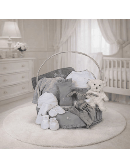 Serenity Full Baby Basket| Natural, Elegant & Customizable Gift – Bebedeparis.com