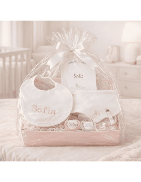 Personalized Bibs & Pacifiers Gift Set | Unique Newborn Present