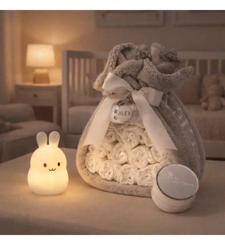 Diaper Cake with Night Light | Practical and Unique Newborn Gift