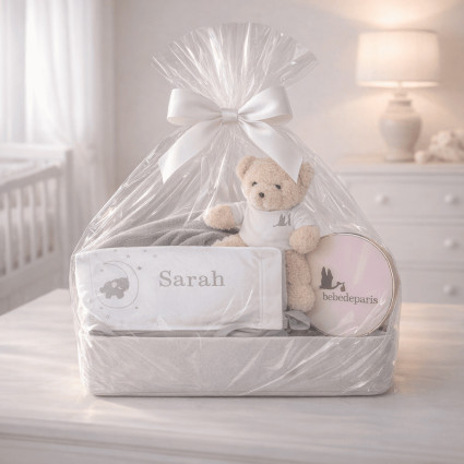 Personalized Baby Gift Set with Cushion | Unique Newborn Gift – Bebedeparis.com