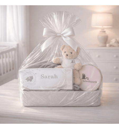 Personalized Baby Gift Set with Cushion | Unique Newborn Gift – Bebedeparis.com