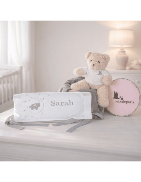 Personalized Baby Gift Set with Cushion | Unique Newborn Gift – Bebedeparis.com