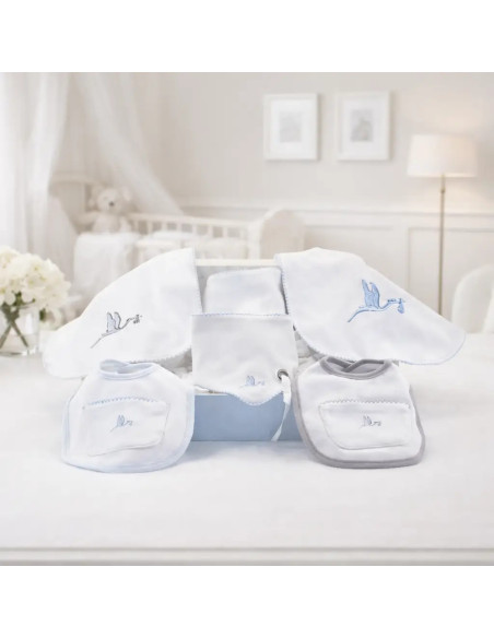 Personalized Baby Bibs Gift Set | Embroidered Name for Newborn