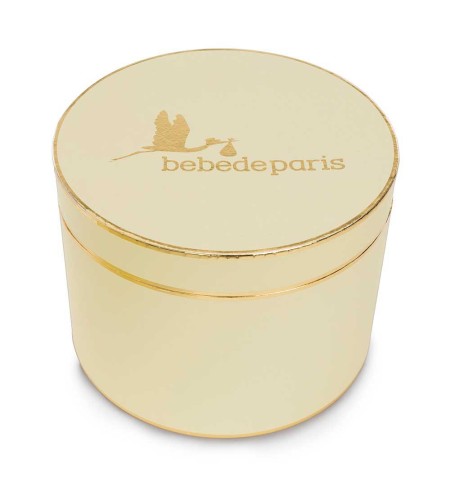 Caja Presentación Vintage BebeDeParis Gold S