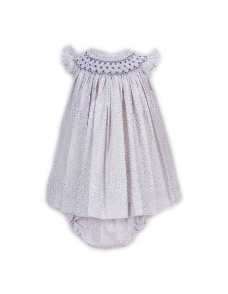 Liberty Baby Dress | Elegant Floral Outfit for Newborn Girls – Bebedeparis.com