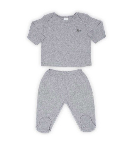 BebeDeParis Conjunto Basic Bebé Gris