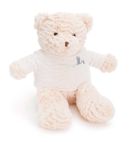 Oso de Peluche Bebe Blanco 42 cm