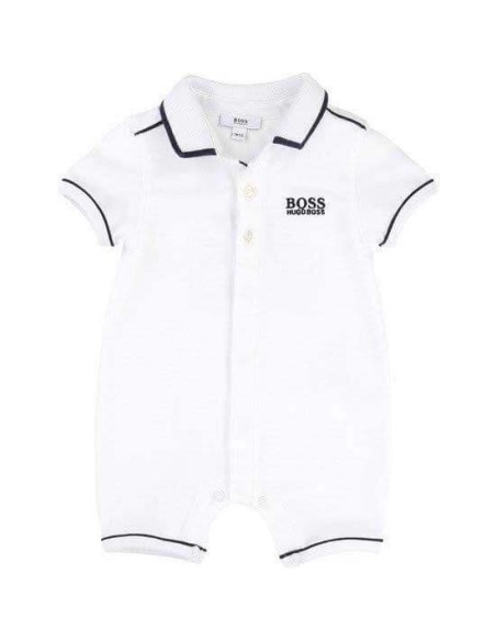 Polo Ranita Hugo Boss Blanco