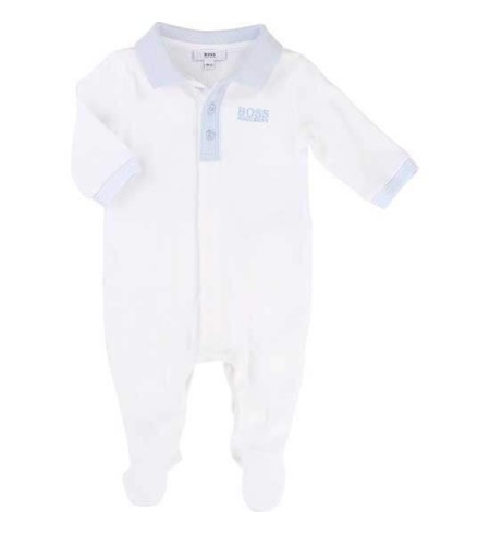 Pijama Hugo Boss Blanco y Azul